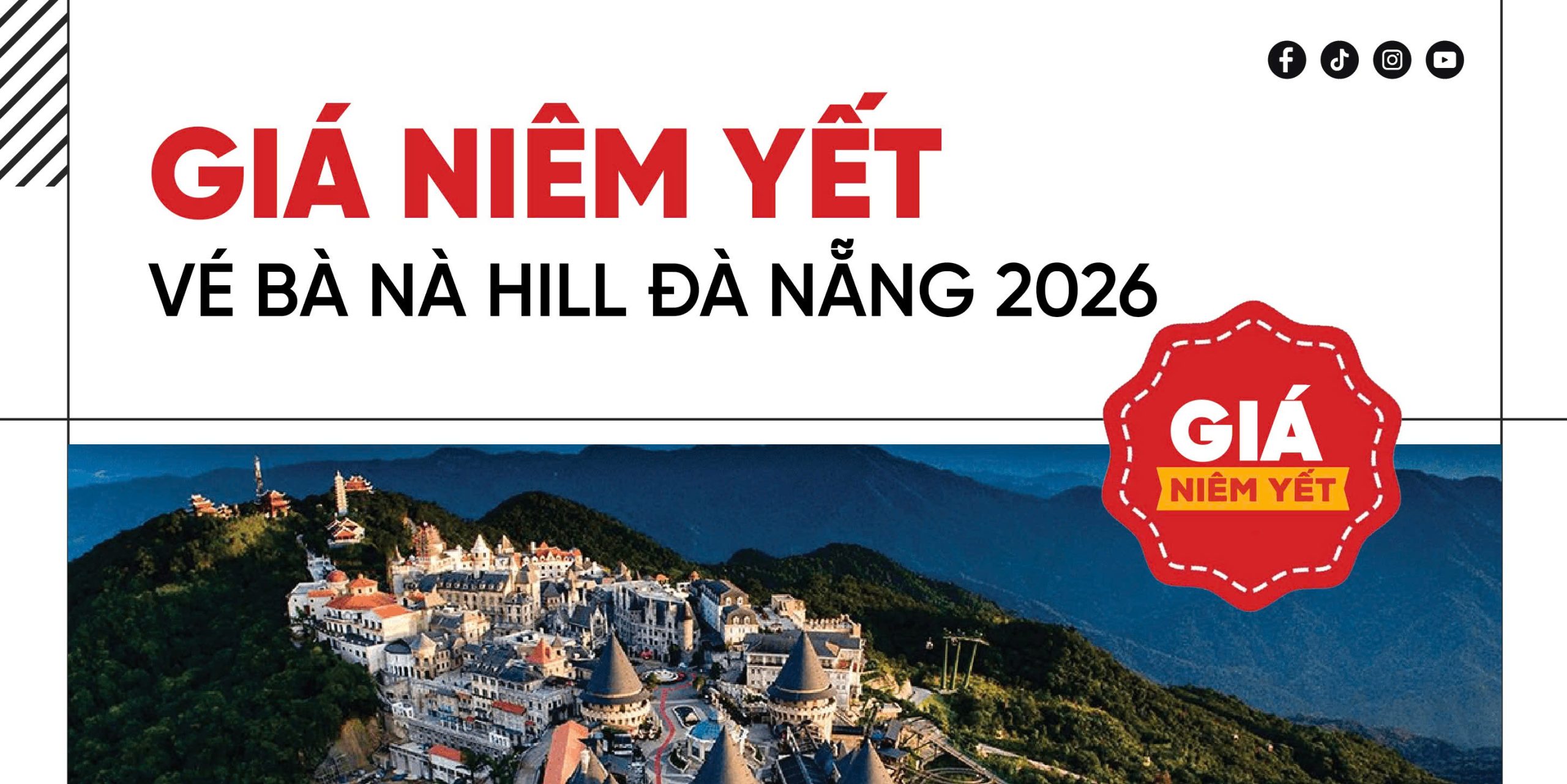 GIÁ VÉ NIÊM YẾT Bà Nà Hill Đà Nẵng